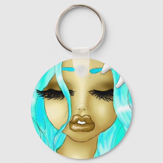 Blume und Schönheit Schlüsselanhänger (Vorderseite)