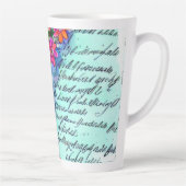 Blume und Schreiben Milchtasse (Rechts)