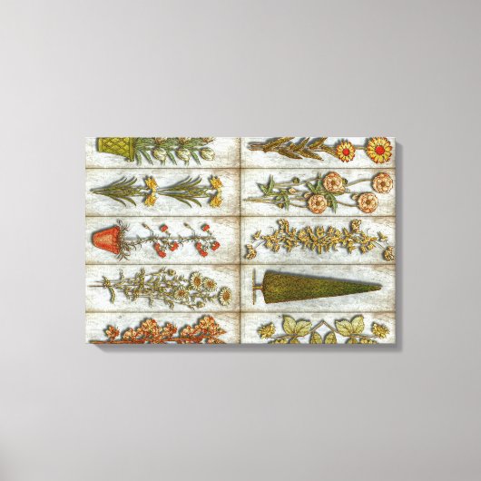 Blume und Shrub Leinwanddruck (Vorderseite)