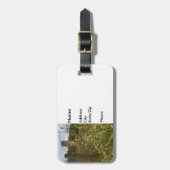 Blume und Silo Gepäckanhänger (Vorderseite vertikal)