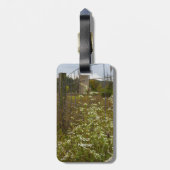 Blume und Silo Gepäckanhänger (Rückseite vertikal)