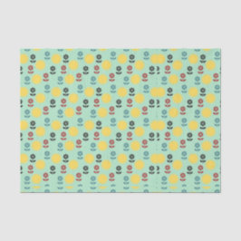 Blume und Sonnenblumenmuster Seidenpapier