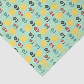 Blume und Sonnenblumenmuster Seidenpapier (Ausschnitt)