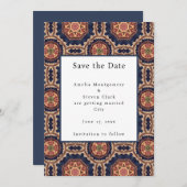 Blume- und Star-Formen-Dekorationszeitschrift Save The Date (Vorne/Hinten)