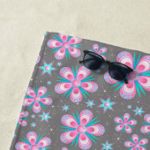 Blume und Stars Badetuch (Beispiel)