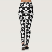 Blume und Sterne Leggings (Rückseite)