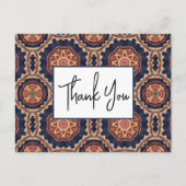 Blume und Sternenformen Dekorative Design Vielen D Postkarte (Vorderseite)