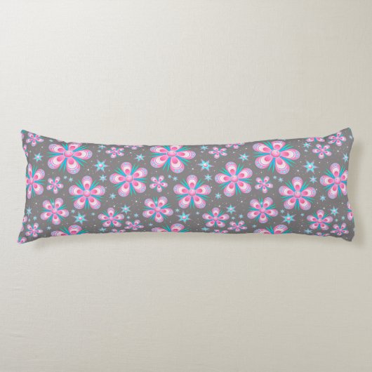 Blume und Sternenkissen Seitenschläferkissen (Vorderseite)