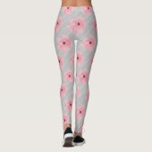 Blume und Streifen Leggings (Rückseite)