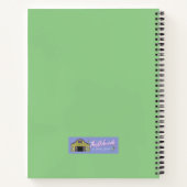 Blume und Stuten Notizblock (Rückseite)