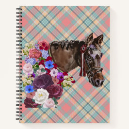 Blume und Stuten Notizblock