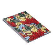 Blume und Swirl-P20-Notebook Notizblock (Rechte Seite)