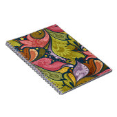 Blume und Swirl-P25-Notebook Notizblock (Rechte Seite)