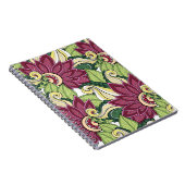 Blume und Swirl-P4-Notebook Notizblock (Rechte Seite)