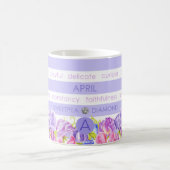 Blume und Tasse von Gem Stripe April (Mittel)