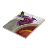 Blume und Tee Fliese (Seite)