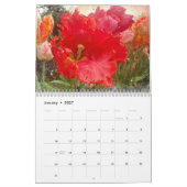 Blume und Texturen Blumenkalender Kalender (Jan 2027)