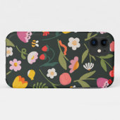 Blume und Tiere. iPhone-Gehäuse-Design Case-Mate iPhone Hülle (Rückseite (Horizontal))