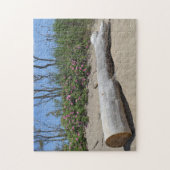 Blume und Treibholz Puzzle (Vertikal)