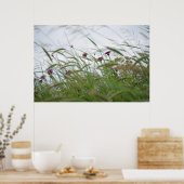 Blume- und Unkrautposter Poster (Küche)