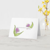 Blume und Verlobung für Wasserfarben Karte (Gelbe Blume)