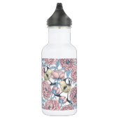 Blume und Vögel Edelstahlflasche (Rechts)