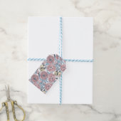 Blume und Vögel Geschenkanhänger (Mit Garn)