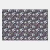 Blume und Vögel Geschenkpapier Set (Vorderseite 3)