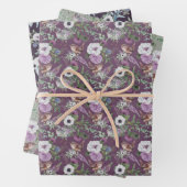 Blume und Vögel Geschenkpapier Set (Beispiel)