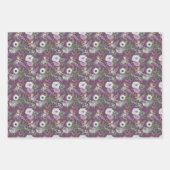 Blume und Vögel Geschenkpapier Set (Vorderseite)