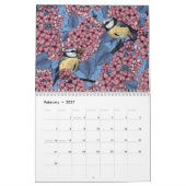 Blume und Vögel - Kalender 2025 (Feb 2027)