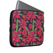 Blume und Vögel Laptopschutzhülle (Vorne Rechts)