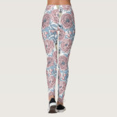 Blume und Vögel Leggings (Rückseite)
