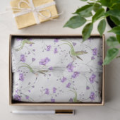 Blume und Vögel Seidenpapier (Geschenk)