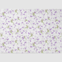 Blume und Vögel Seidenpapier