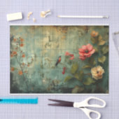 Blume und Vögel Seidenpapier (Handwerk)