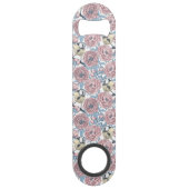 Blume und Vögel Speed Flaschenöffner (Rückseite)