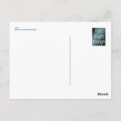 Blume und Vogel von Hsiao Yung Postkarte (Rückseite)