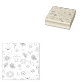 Blume- und Vogelgeschäft Gummistempel (Stempel)