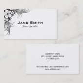 Blume und Wachstum Visitenkarte (Vorne/Hinten)