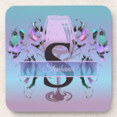 Blume und Wein 2190 Getränkeuntersetzer (Vorderseite)