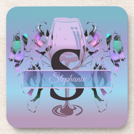 Blume und Wein 2190 Getränkeuntersetzer (Vorderseite)