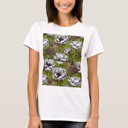 Blume und Westen T-Shirt (Vorderseite)
