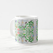 Blume und Whims~echo Kaffeetasse (Vorderseite Links)