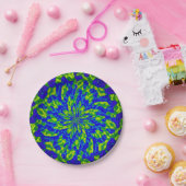 Blume und Wirbel Mandala Paper Teller (Party)