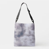 Blume und Wolken Totbeutel Tragetaschen Mit Langen Trägern (Rückseite)