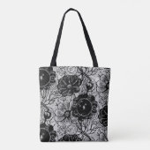Blume und Zahnräder Tasche (Rückseite)