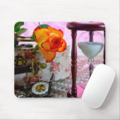 Blume und Zeit Mousepad (Mit Mouse)