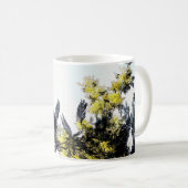 Blume und Zweige Kaffeetasse (VorderseiteRechts)