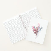 Blume Uni Ruled Notebook Notizblock (Innenseite)